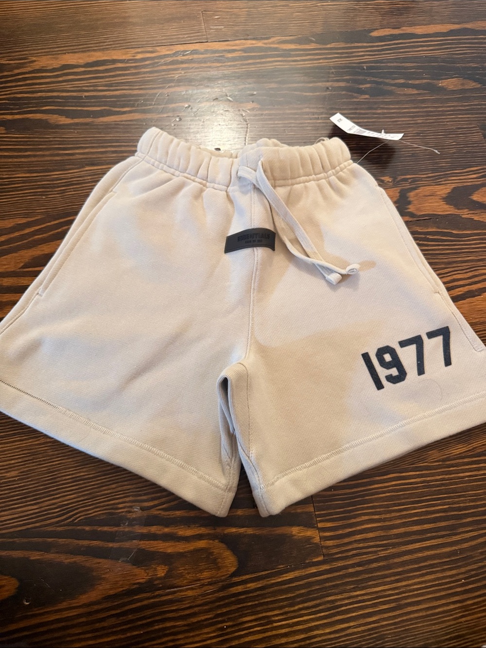 Fear of God Kids Cream Drawstring '1977' Shorts